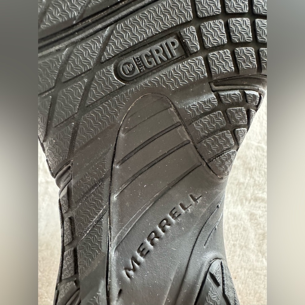 Merrell Encore Blip Shoes Women's Black Suede Slip On Mule Clogs Size 9.5 - Picture 9 of 9
